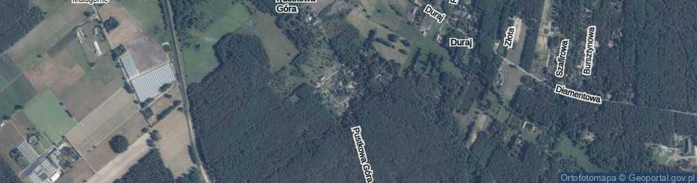 Zdjęcie satelitarne Pustkowa Góra ul.